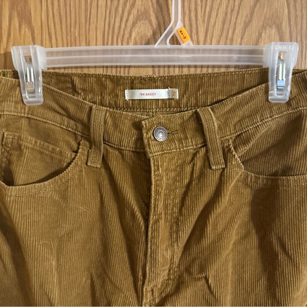 Levi's Tan Straight Leg Pants Versatile Workwear